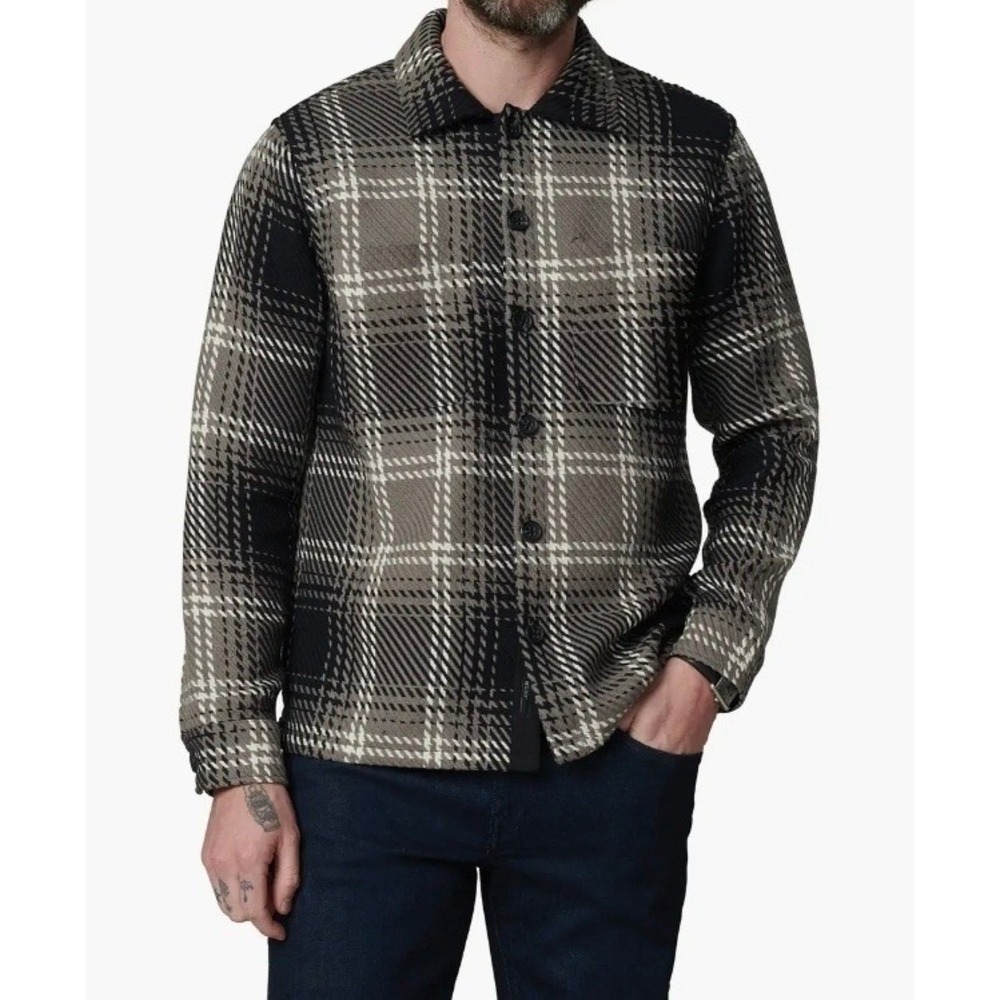 Joe's Leon Plaid Overshirt Men's Size XXL Oversize NWT - Picture 2 of 11